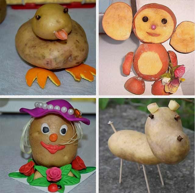вироби з картоплі