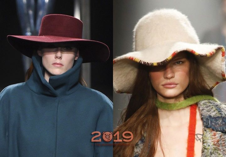 Модні широкополі капелюхи 2018-2019 роки