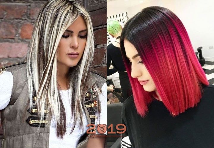 Модна фарбування волосся 2018-2019 роки
