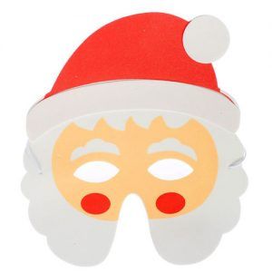 Шаблон новорічної маски