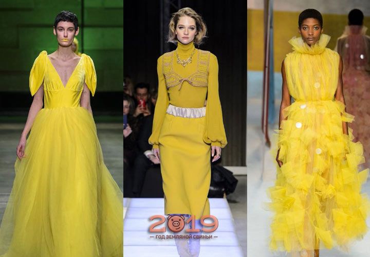 Модний лимонний зими 2018-2019 року
