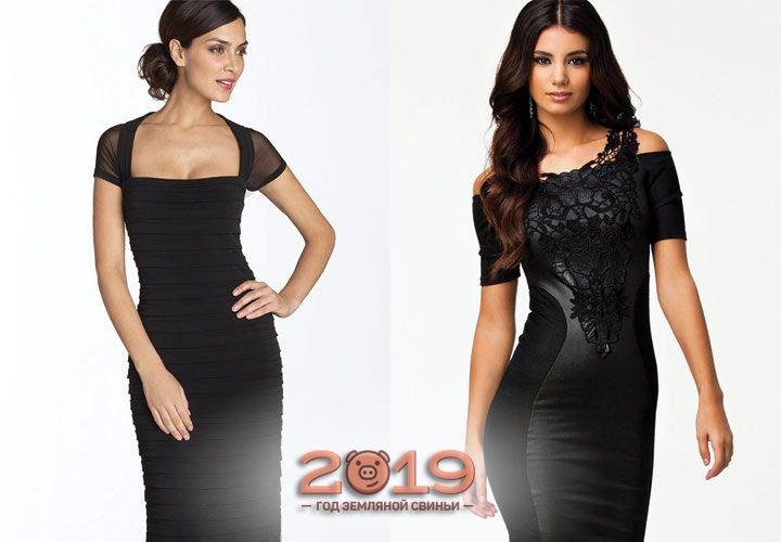 Чорне коктейльне плаття 2018-2019