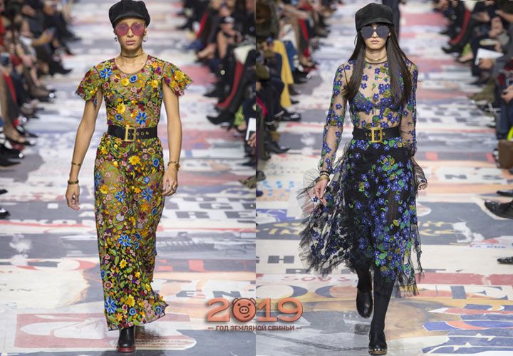 Модні сукні колекції Dior зима 2018-2019