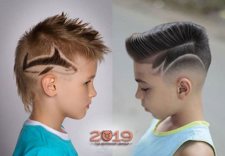 Модні вистрижені візерунки хлопчикам в 2019 році