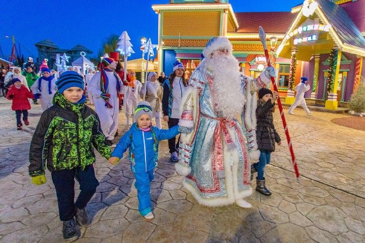 дід мороз в парку сочи
