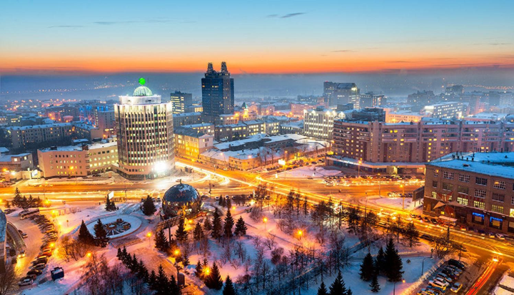 Новосибірськ взимку