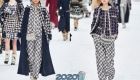 Модні брючні костюми з твіду Шанель зима 2019-2020