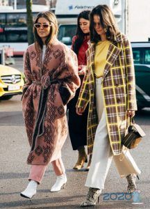 Street style пальто зими 2019-2020 року